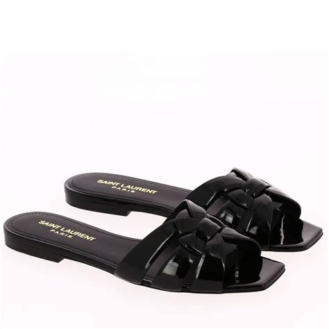ysl tribute flat sandal